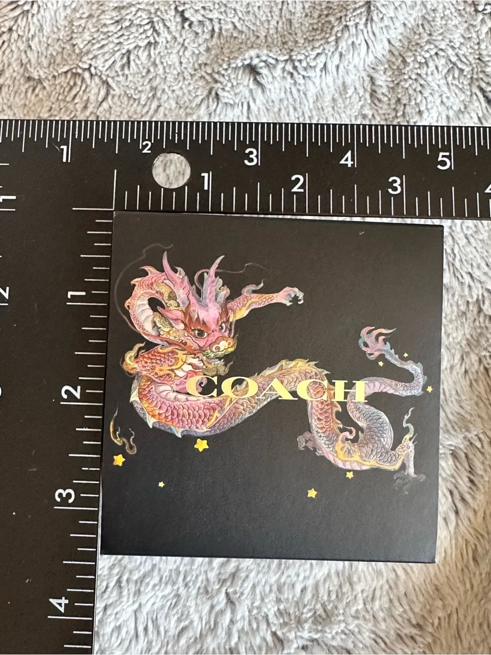 Coach Year of the Dragon Box Cardboard Wrap